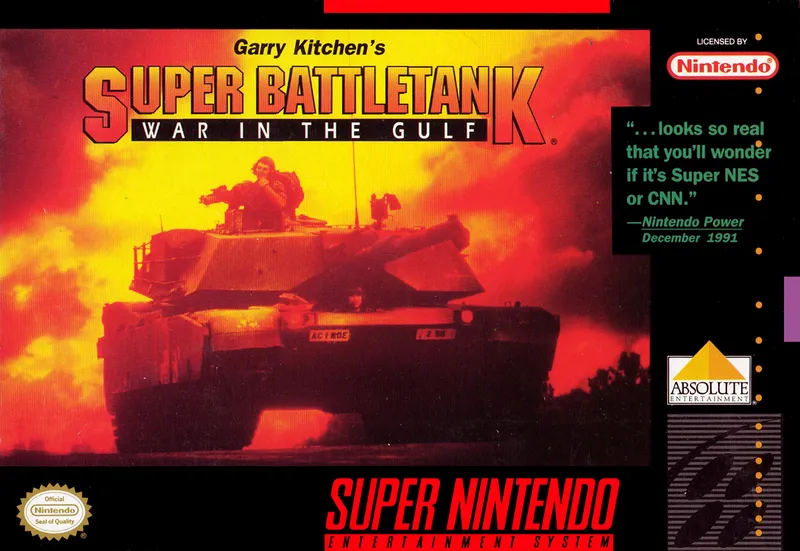 Super Battletank: War in the Gulf box art