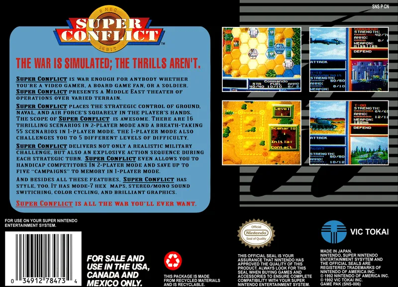 Super Conflict box back