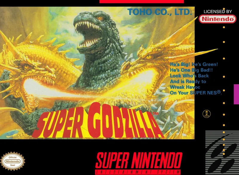 Super Godzilla box art