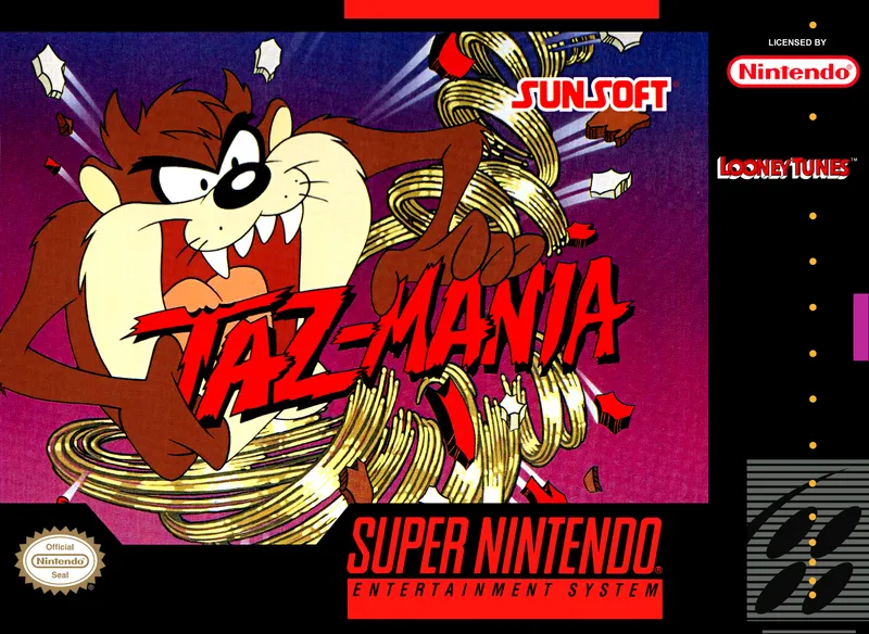 Taz-Mania box art