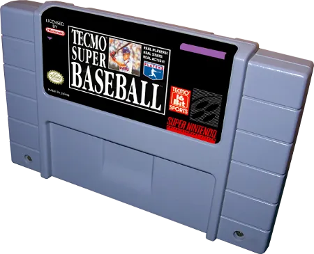 Tecmo Super Baseball cart