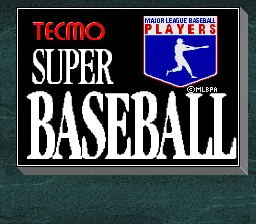 Tecmo Super Baseball screenshot