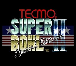 Tecmo Super Bowl II: Special Edition screenshot