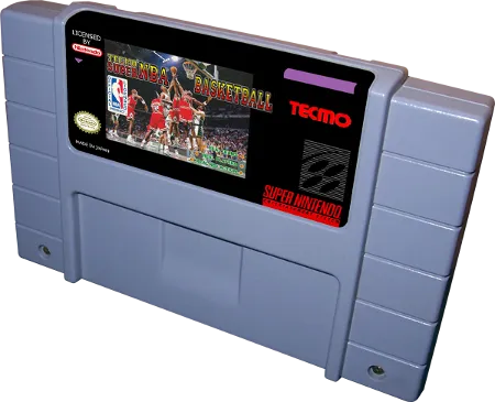 Tecmo Super NBA Basketball cart