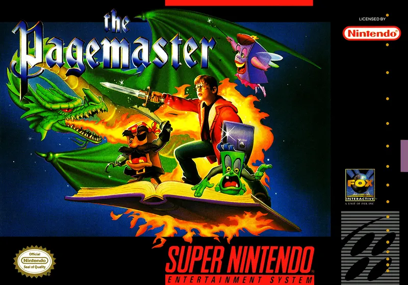 The Pagemaster box art