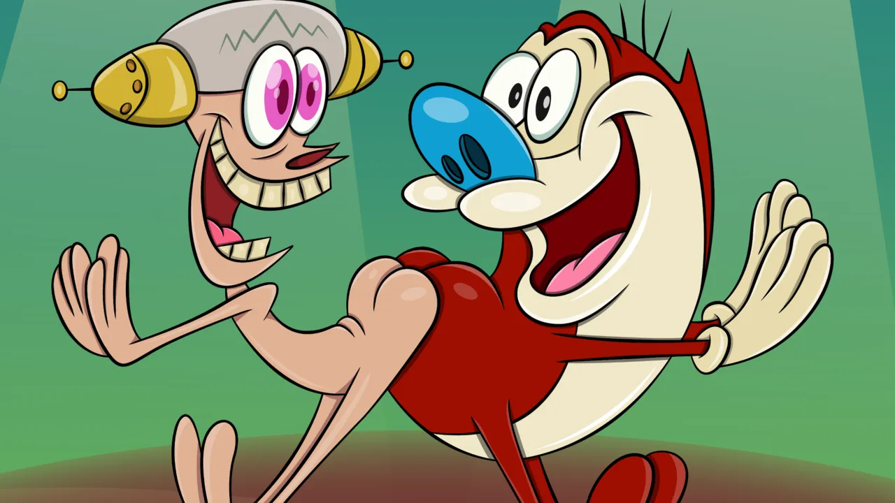 Backdrop artwork for The Ren & Stimpy Show: Buckeroo$!
