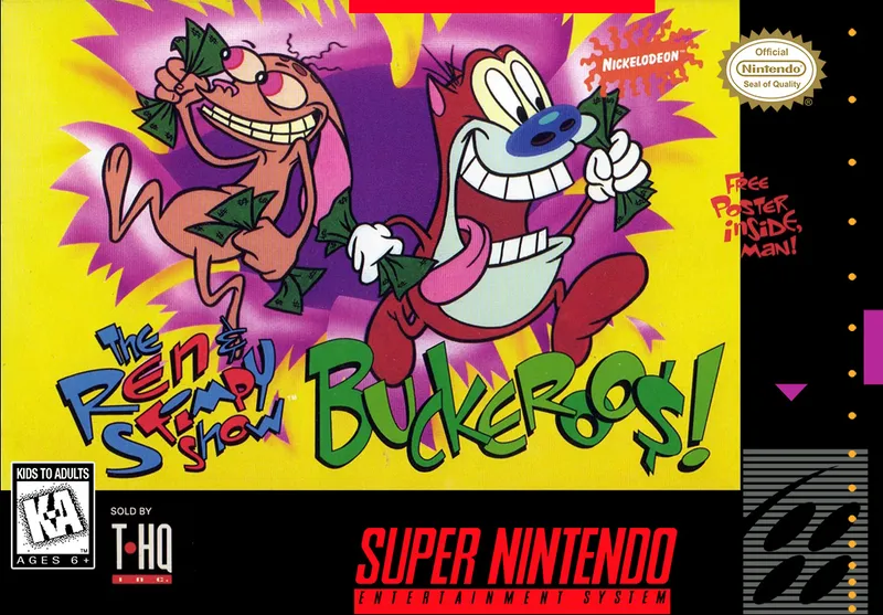 The Ren & Stimpy Show: Buckeroo$! box art