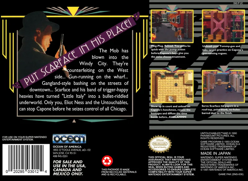 The Untouchables box back