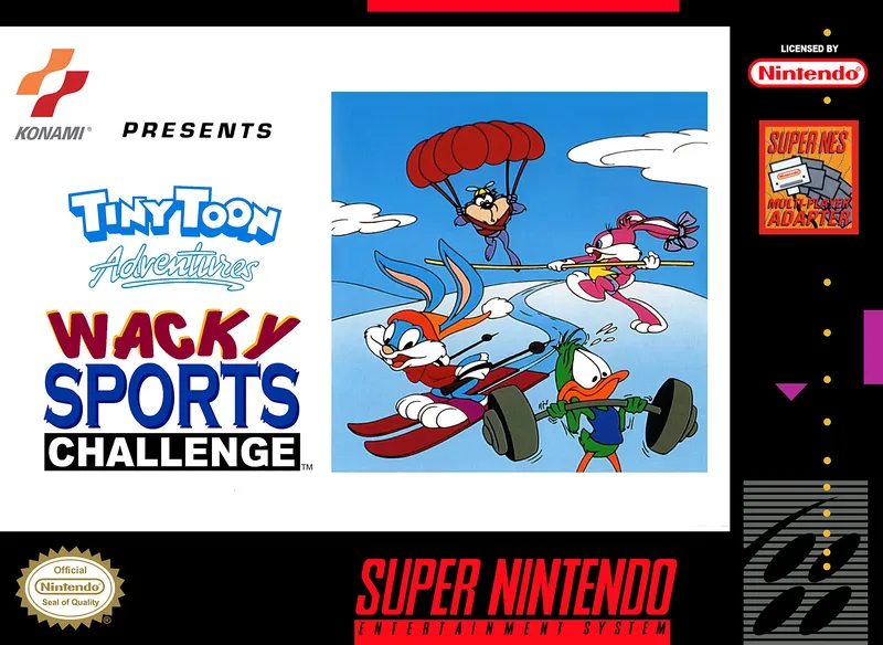 Tiny Toon Adventures: Wacky Sports Challenge box art