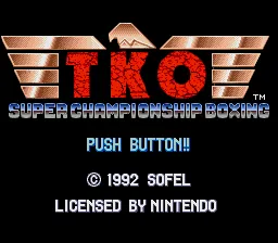TKO Super Championship Boxing screenshot