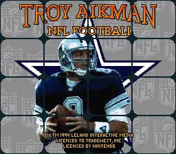 Troy Aikman NFL Football screenshot