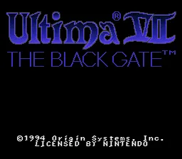 Ultima: The Black Gate screenshot