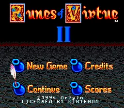 Ultima: Runes of Virtue II screenshot