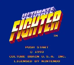 Ultimate Fighter screenshot
