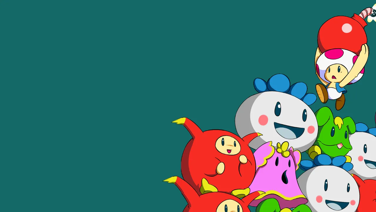 Backdrop artwork for Wario's Woods