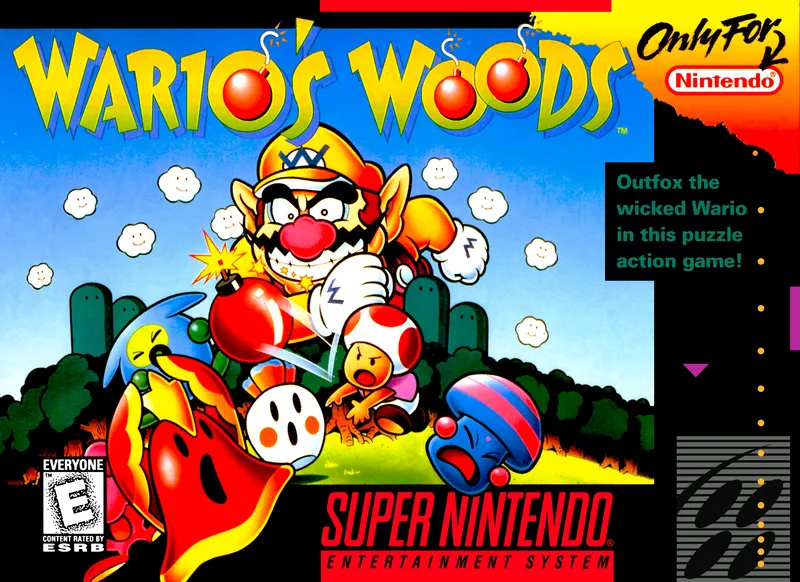 Wario's Woods box art