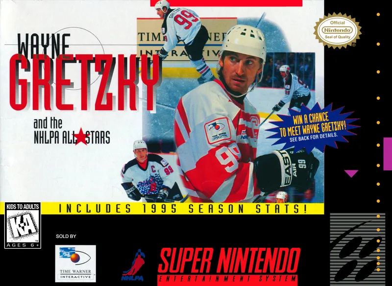 Wayne Gretzky and the NHLPA All-Stars box art
