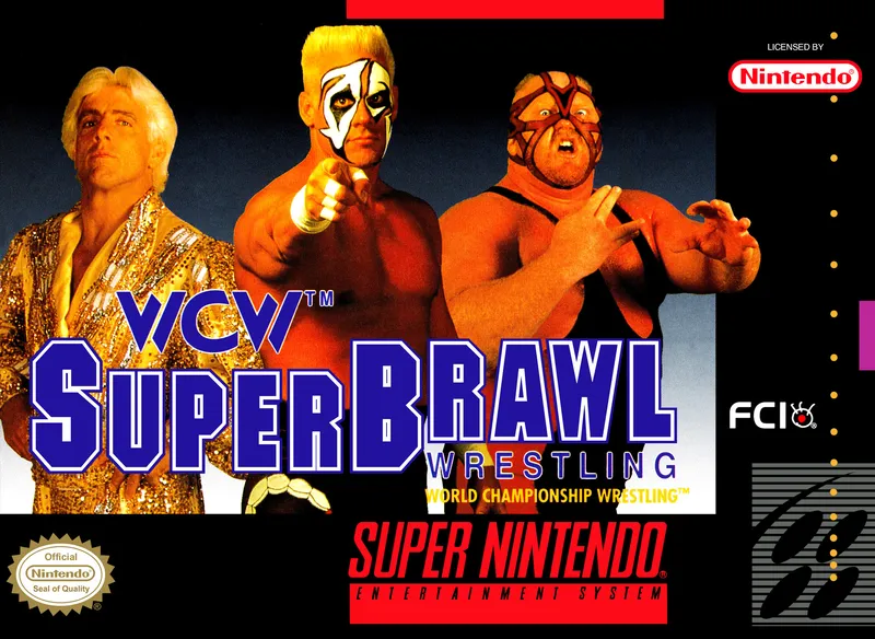 WCW SuperBrawl Wrestling box art