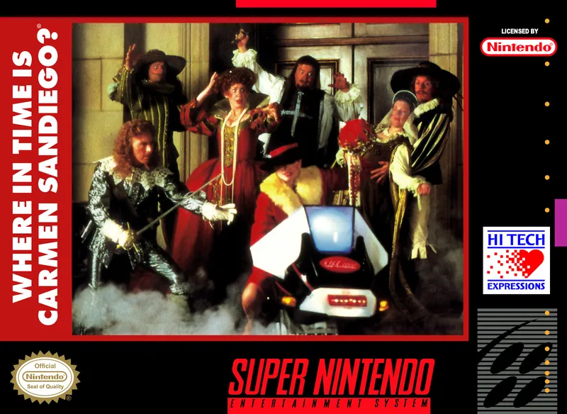 Where in Time Is Carmen Sandiego? box art
