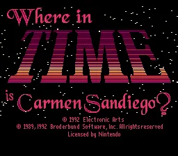 Where in Time Is Carmen Sandiego? screenshot