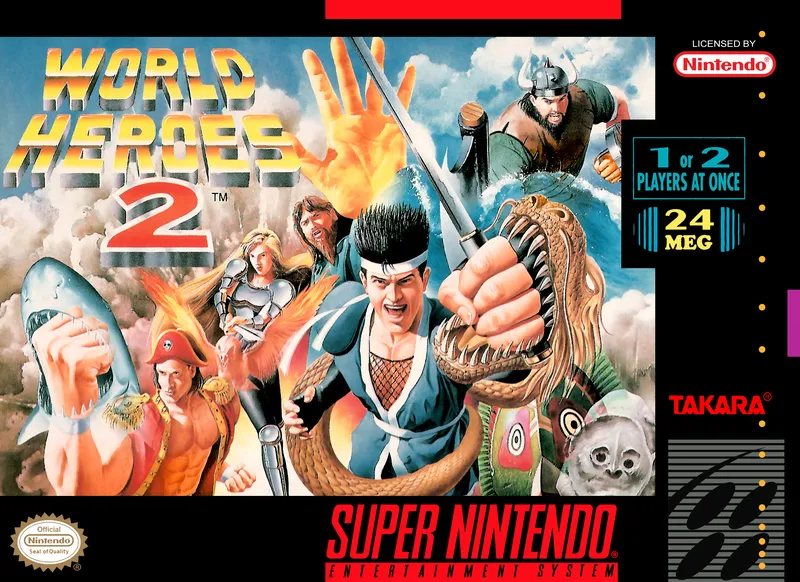 World Heroes 2 box art