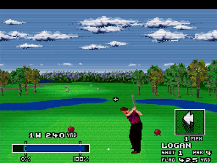 Backdrop artwork for World Masters Golf