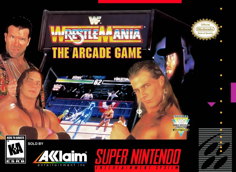 WWF WrestleMania: The Arcade Game box art