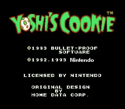 Yoshi's Cookie screenshot
