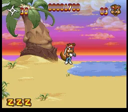 Backdrop artwork for Zero the Kamikaze Squirrel