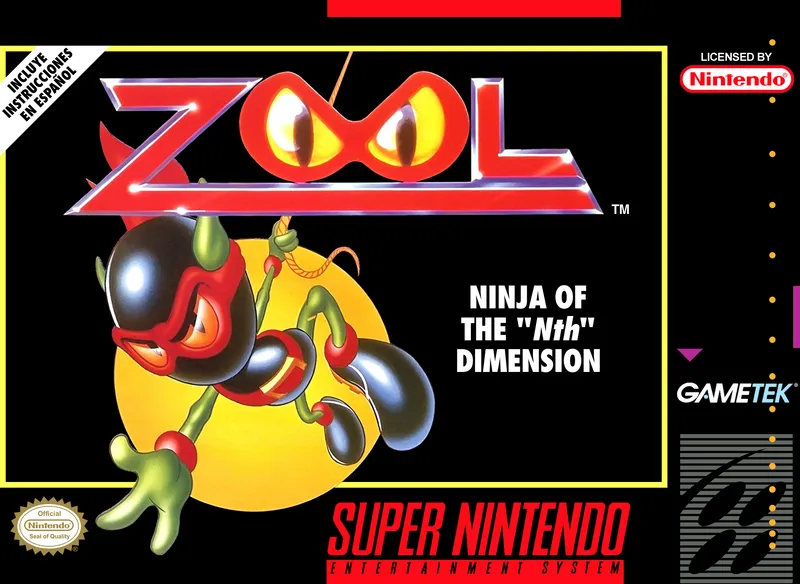 Zool: Ninja of the 'Nth' Dimension box art