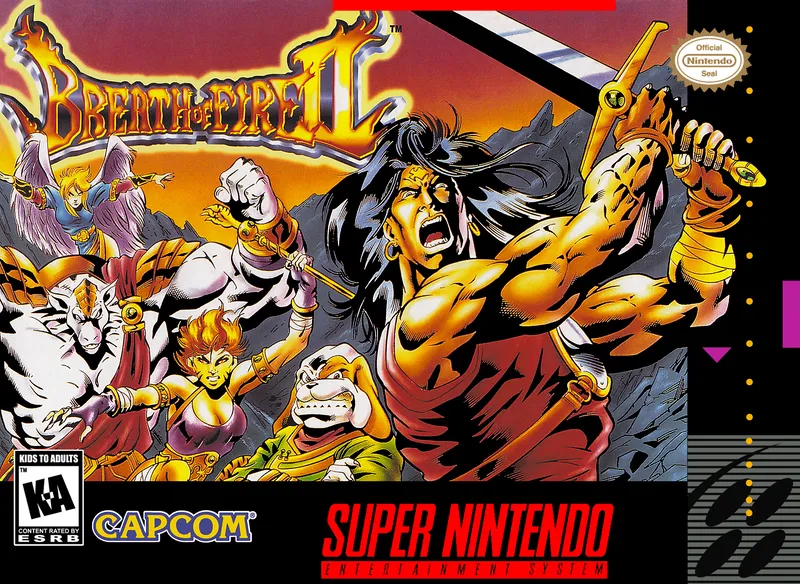 Breath of Fire II box art