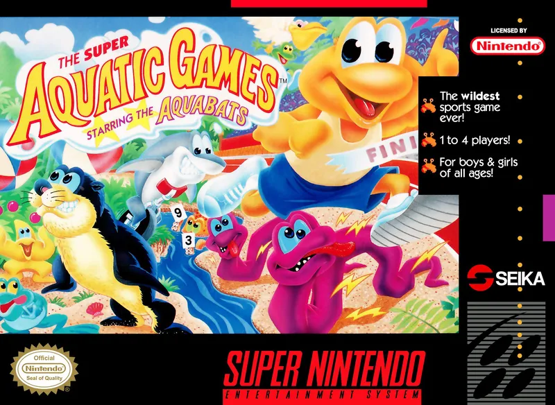 The Super Aquatic Games Starring The Aquabats box art