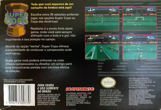 Tony Meola's Sidekicks Soccer box back