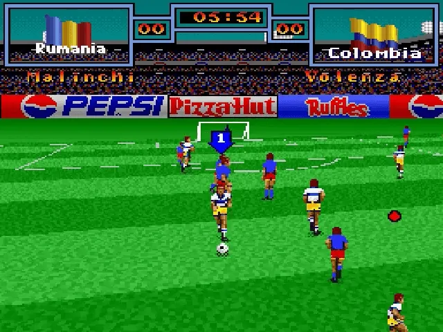 Backdrop artwork for Tony Meola's Sidekicks Soccer