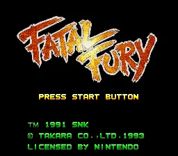 Fatal Fury screenshot