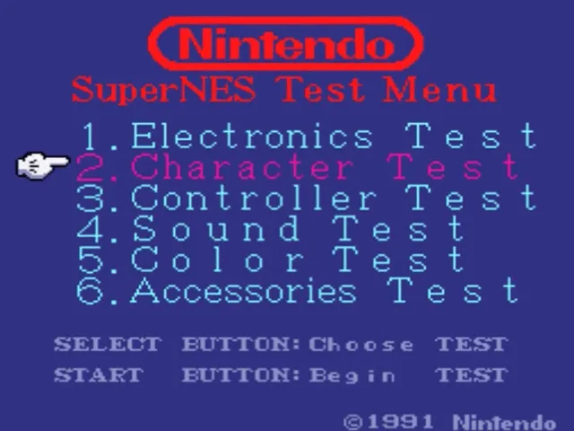 Backdrop artwork for World Class Service Super Nintendo Tester