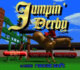 Jumpin' Derby title screen