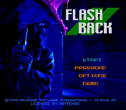 Flashback title screen