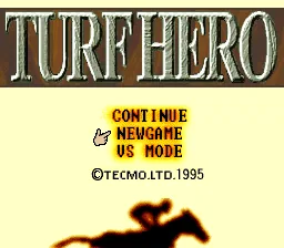 Turf Hero title screen