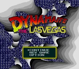 Dynamaite - The Las Vegas title screen