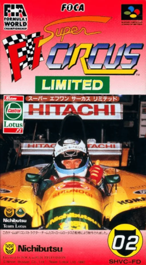 Super F1 Circus Limited cover art for Super Nintendo Entertainment System