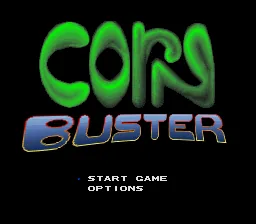 Corn Buster title screen