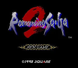 Romancing Sa-Ga 2 title screen