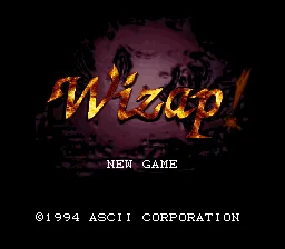 Wizap! - Ankoku no Ou title screen