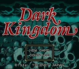 Dark Kingdom title screen