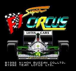 Super F1 Circus title screen