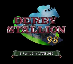 Derby Stallion 98 title screen