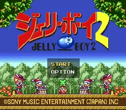 Jelly Boy 2 title screen
