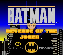 Batman - Revenge of the Joker title screen