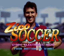 Zico Soccer title screen